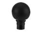 Tête sphérique noire pour pistolet de massage avec texture mate