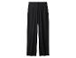 Pantalon noir élégant à coupe large.