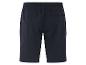 Shorts chino bleu marine avec élastique à la taille.