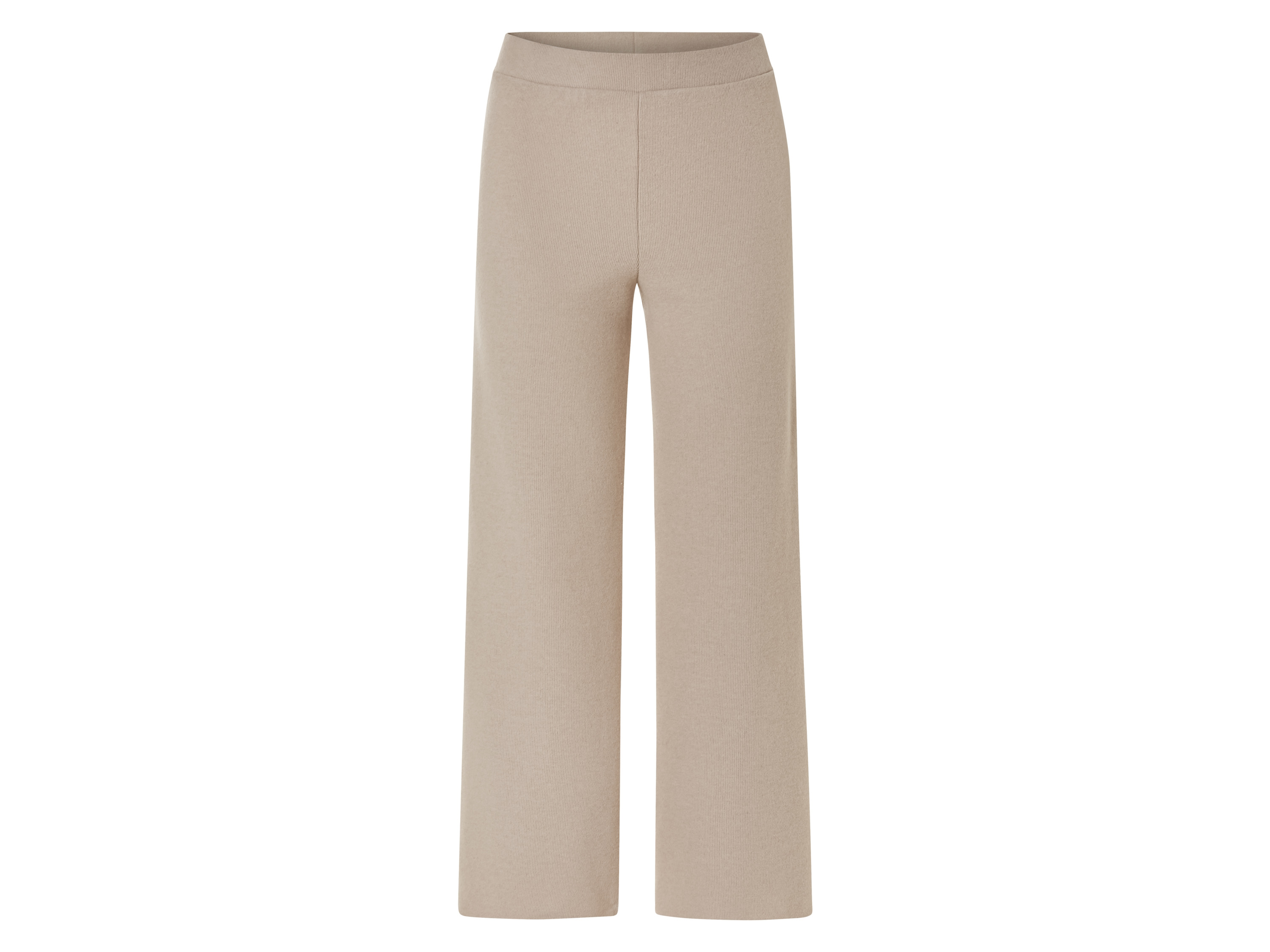 esmara® Pantalon détente femme (jambe droite, beige, S(34/36))