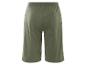 Shorts de jogging vert olive.