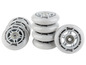 Un jeu de roues de patins à roulettes Crivit, 80mm-80A.
