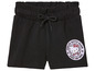 Shorts noirs avec imprimé Hello Kitty Club.
