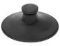 Bouton de couvercle de casserole rond en plastique noir