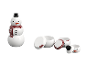 Ensemble de boîtes de rangement de Noël SILVERCREST® avec motif bonhomme de neige.