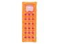 Matelas pneumatique orange Crivit pour la piscine.