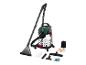 Un aspirateur Parkside avec différents accessoires.