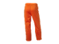 Pantalon de jogging orange vu de dos.
