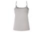 Débardeur gris à fines bretelles pour femme, vue arrière