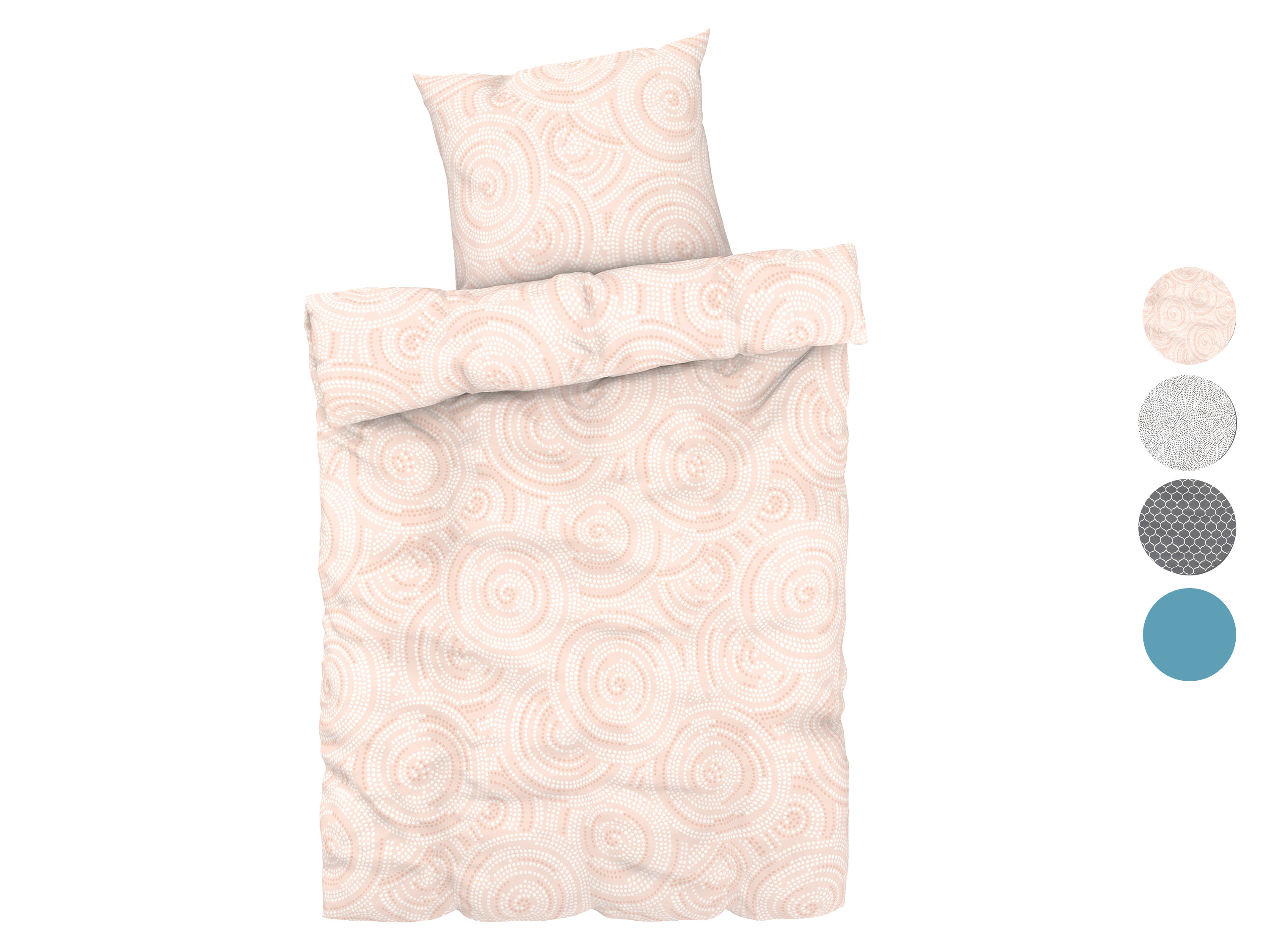 LIVARNO home Parure de lit en satin, 140 x 200 cm