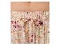 Pantalon de pyjama fleuri pour femme avec cordon.