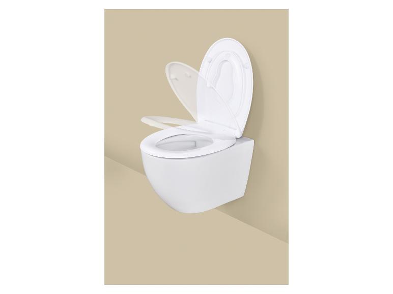 Abattant WC en Duroplast, avec fermeture en douceur