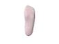 Chaussette ou protège-pied rose clair sur fond blanc.