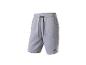 Short de sport gris clair pour homme avec cordon de serrage noir