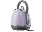 Bouilloire Silvercrest de couleur lilas avec cordon.