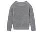 Un sweat-shirt gris à manches longues avec des détails en mesh, parfait pour le sport.