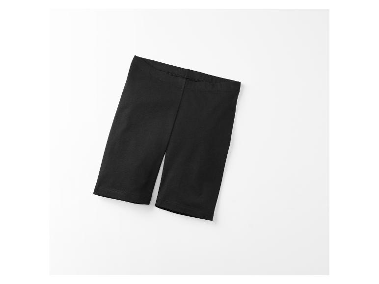 Short cycliste noir simple.