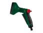 Pistolet d'arrosage Parkside vert avec réglage du jet.