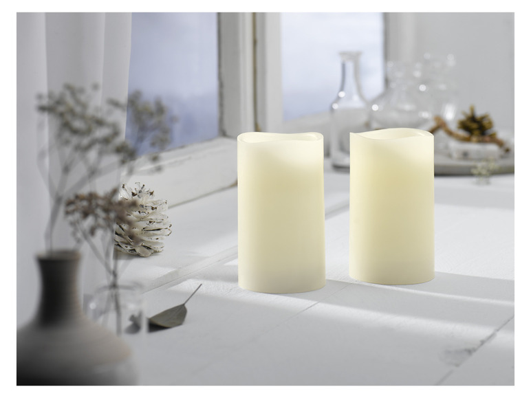 Aller en mode plein écran : LIVARNO home Bougies à LED en cire véritable - Image 3