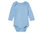 Body bébé manches longues bleu clair.