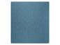 Couette bleu marine matelassée, motif géométrique.