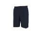 Short homme bleu foncé avec cordon de serrage à la taille et fermeture à un bouton
