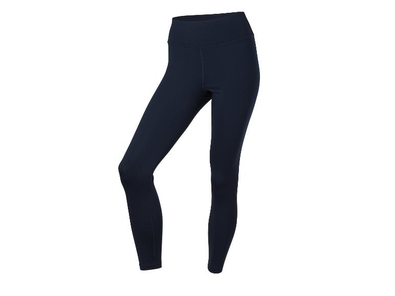 Legging de sport femme bleu foncé taille haute
