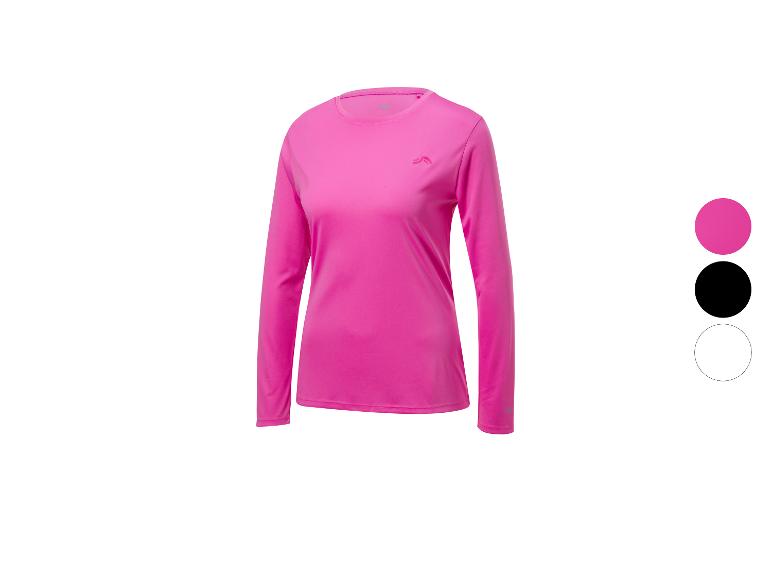 Haut à manches longues rose pour femme, plusieurs couleurs disponibles.