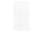 Serviette de bain blanche moelleuse.