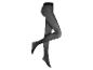 Collants noirs à pois