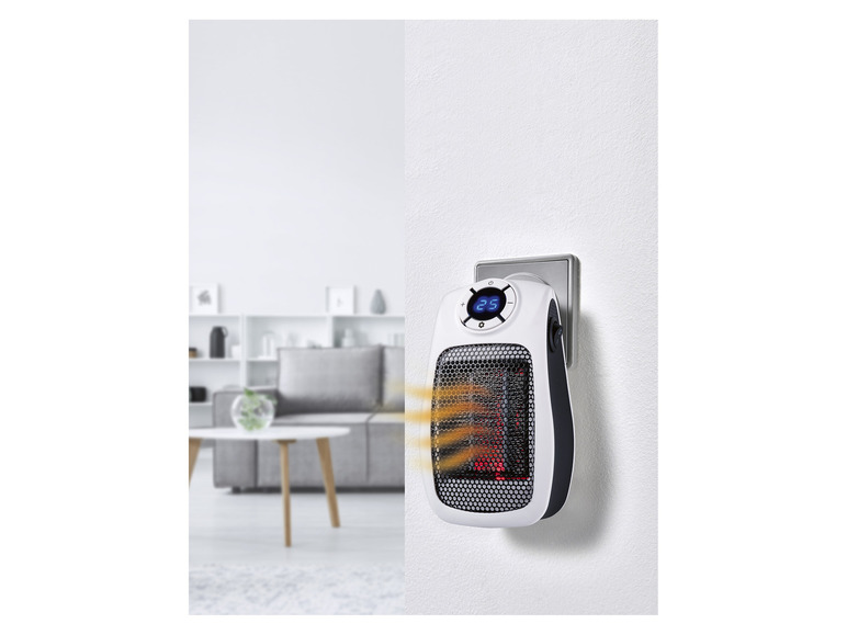 SILVERCREST® Radiateur soufflant céramique sur prise SSH 600 B2, 600 W 2