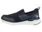 Une chaussure slip-on bleue de la marque WellWalk.