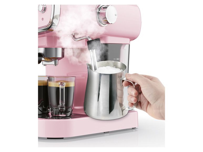 Aller en mode plein écran : SILVERCREST® KITCHEN TOOLS Machine à expresso SEM1050, 1 050 W, 1,2 L - Image 3