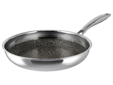 SILVERCREST® Poêle en acier inoxydable Premium, Ø 28 cm
