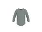 Body bébé à manches longues gris uni