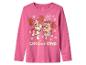T-shirt rose à manches longues avec motif Pat' Patrouille et texte « COOL and KIND ».