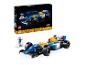 Set LEGO Icons Williams Racing FW14B et Nigel Mansell, avec voiture de course et figurine.