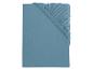 Drap-housse de couleur bleu-gris