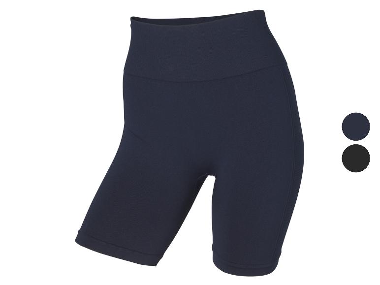 Short de cyclisme bleu foncé taille haute, avec options de couleur