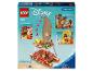 Ensemble LEGO Disney Moana 2 43270, montrant un bateau et des figurines.
