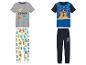 Deux ensembles de pyjamas avec des designs Pokémon et Pat'Patrouille.