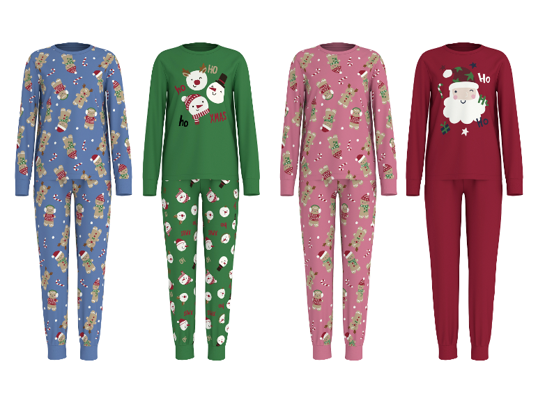 ESMARA KIDS Pyjamas longs pour enfants aux motifs de Noël