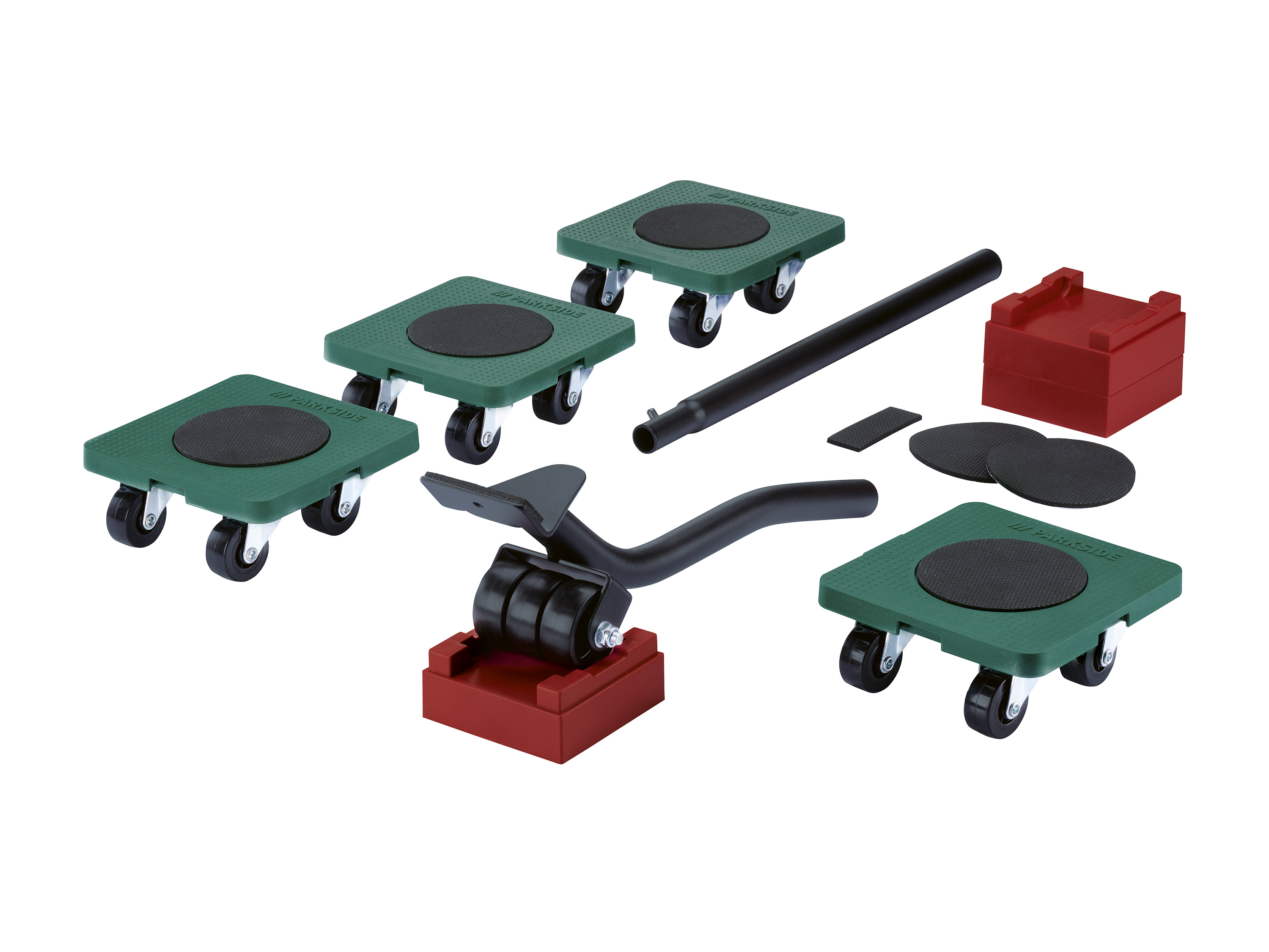 PARKSIDE® Set de 10 roulettes pour transport de meubles