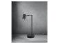 Lampe de bureau noire moderne.