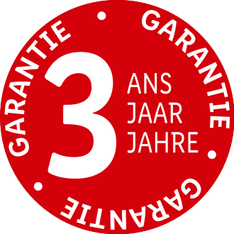 Sceau de garantie de 3 ans