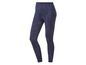 Leggings bleu foncé avec un motif zèbre