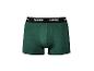 Boxers verts avec ceinture élastique noire affichant 'PARKSIDE' en blanc.