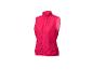 Gilet d'entraînement rose sans manches, idéal pour la course à pied.