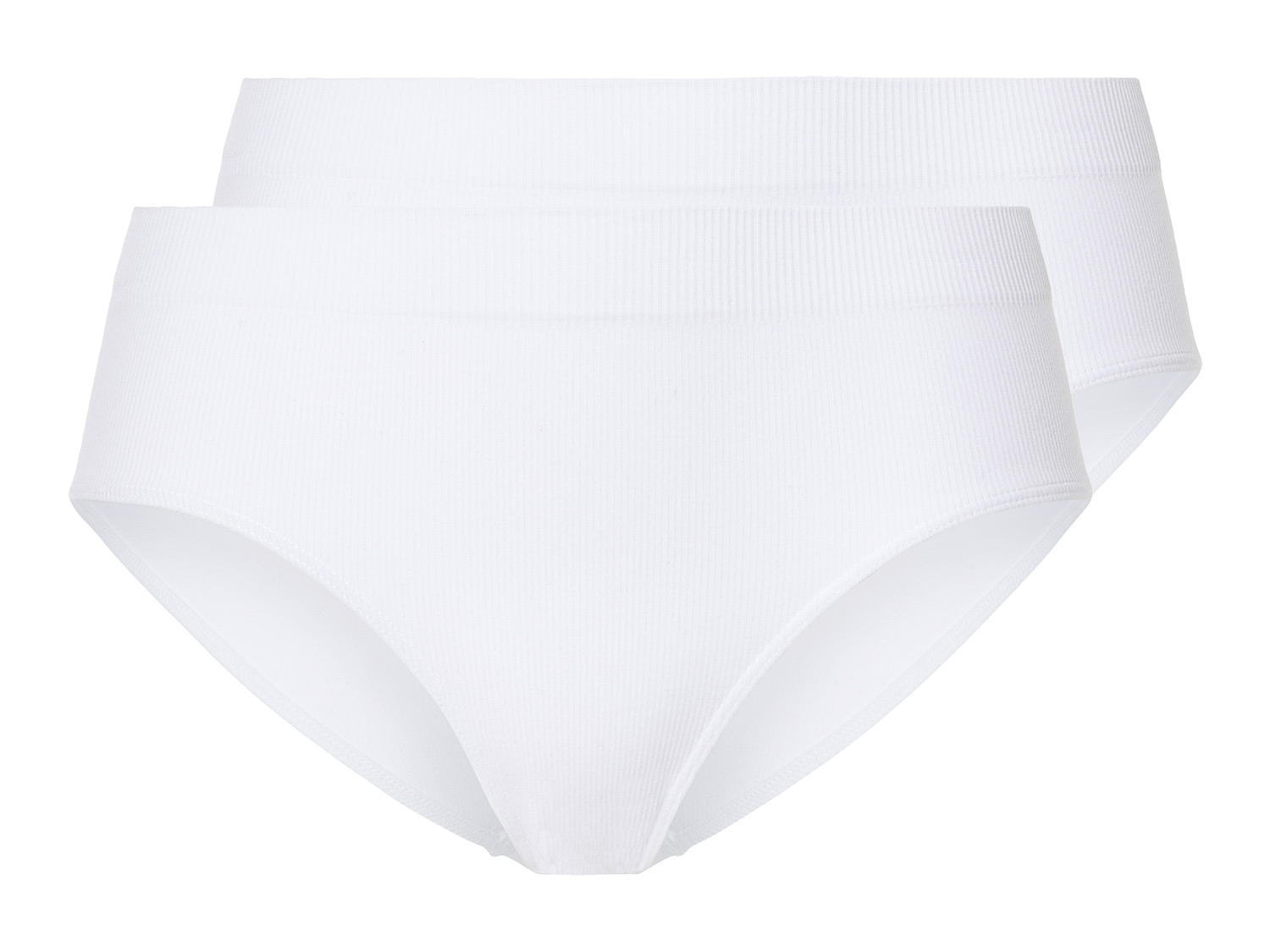 esmara® Lot de 2 hipsters femme (blanc)