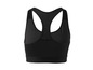 Un soutien-gorge de sport noir avec un dos nageur
